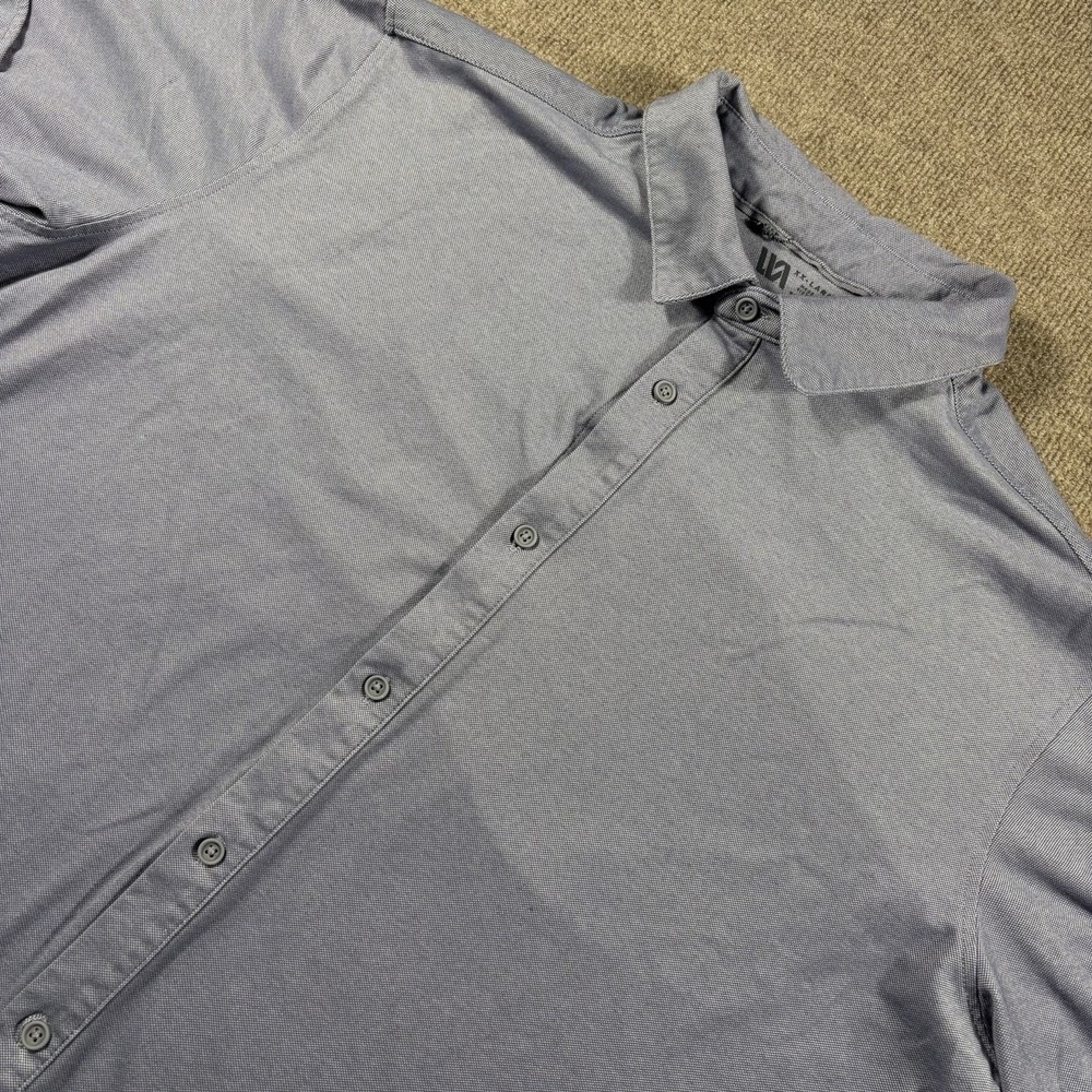 VRST Polo Men's XXL performance Shirt Gray Athletic Preppy Golf